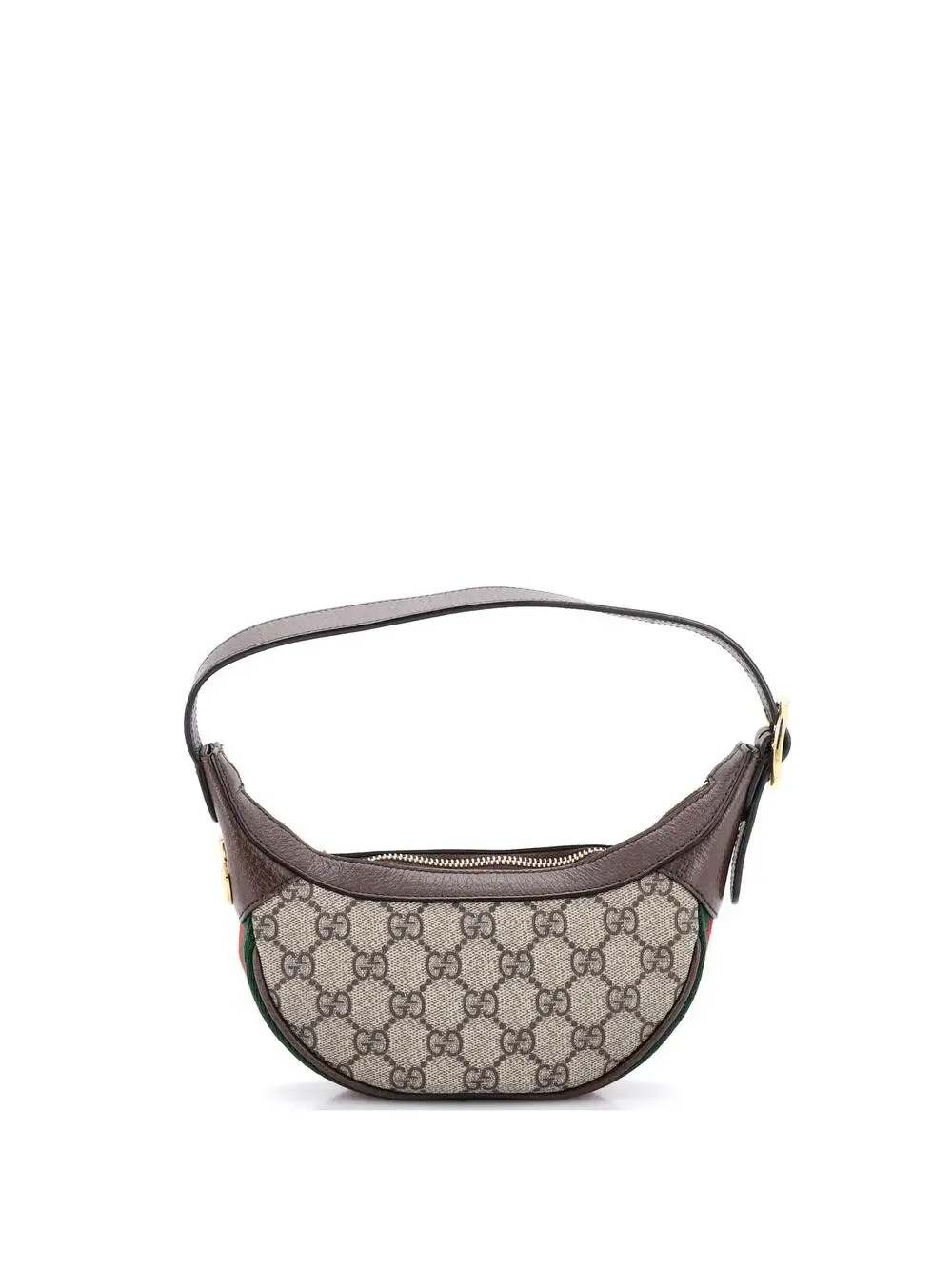 Gucci Ophidia Half Moon Bag Gg Coated #259102G14B